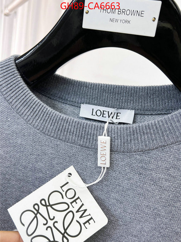 Clothing-Loewe new ID: CA6663 $: 89USD