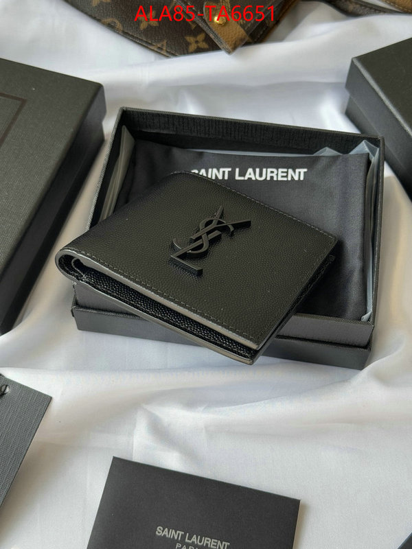 YSL Bags(TOP)-Wallet- 7 star ID: TA6651 $: 85USD,