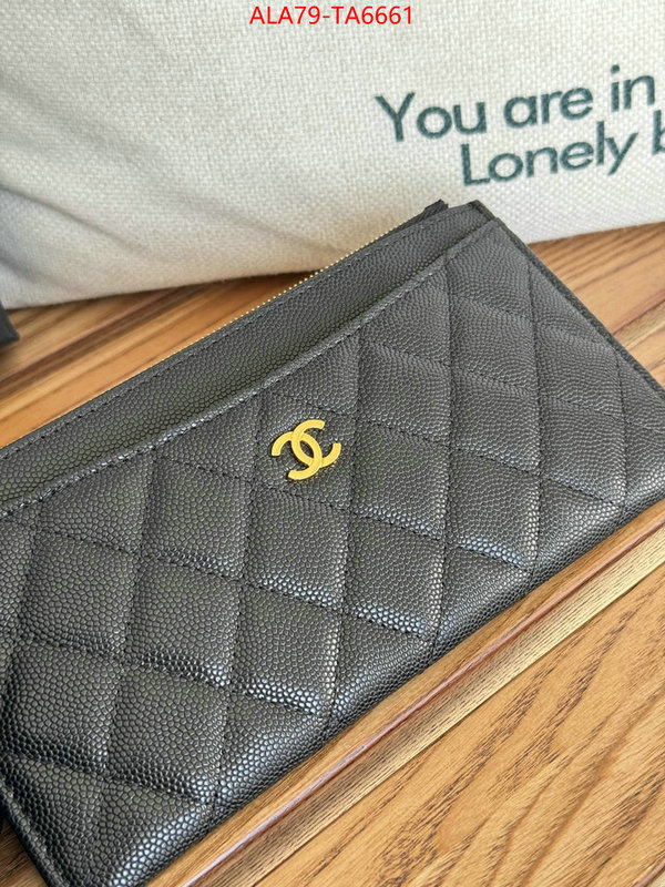 Chanel Bags(TOP)-Wallet- 1:1 replica ID: TA6661 $: 79USD,