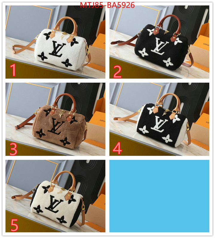 LV Bags(4A)-Speedy- buy best high-quality ID: BA5926 $: 85USD,