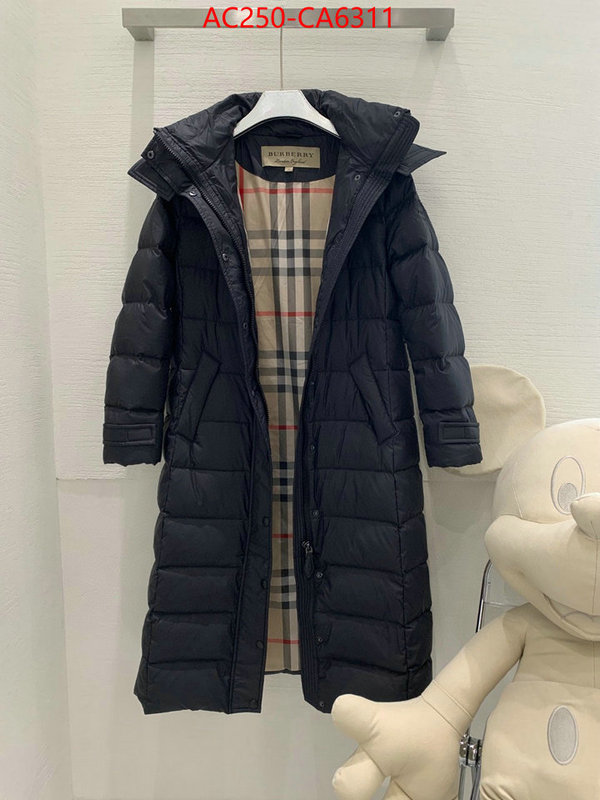 Down jacket Women-Burberry outlet 1:1 replica ID: CA6311 $: 250USD