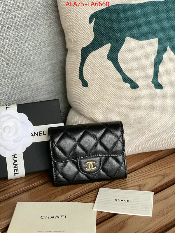 Chanel Bags(TOP)-Wallet- buy ID: TA6660 $: 75USD,