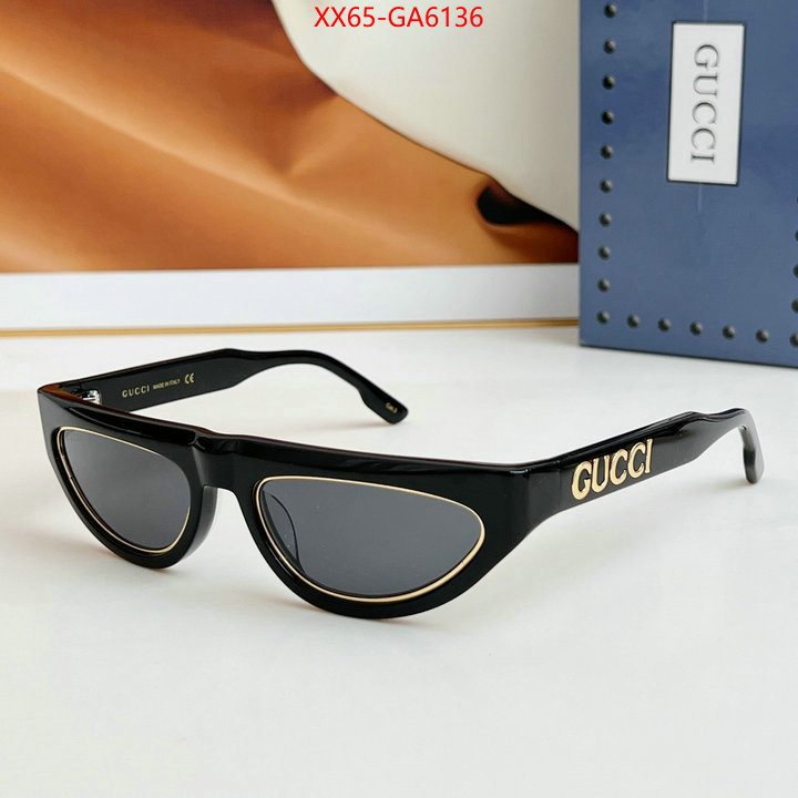 Glasses-Gucci designer 7 star replica ID: GA6136 $: 65USD