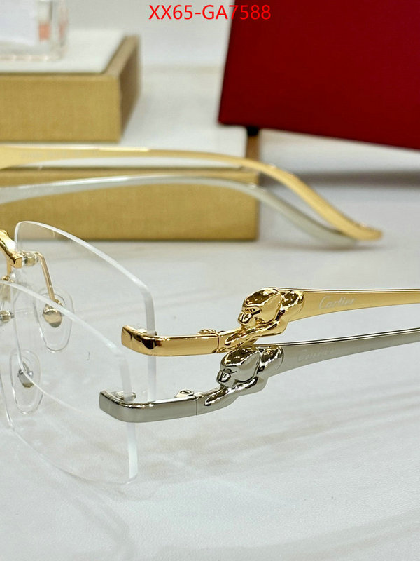 Glasses-Cartier what are the best replica ID: GA7588 $: 65USD