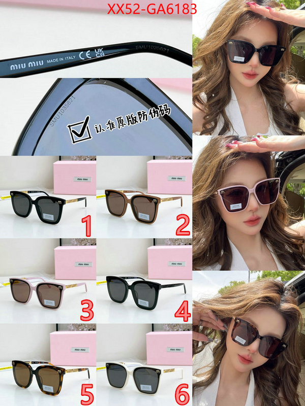 Glasses-Miu Miu aaaaa replica designer ID: GA6183 $: 52USD