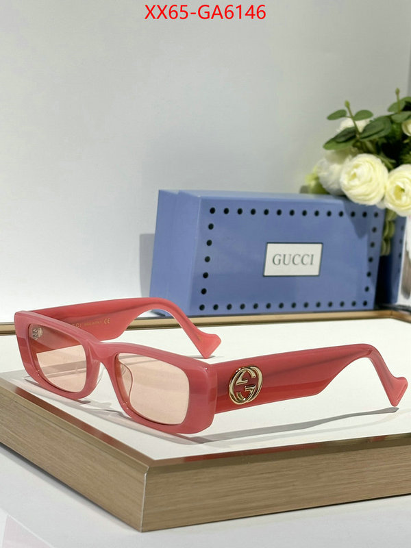 Glasses-Gucci top fake designer ID: GA6146 $: 65USD