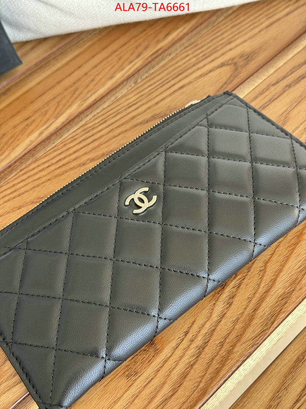 Chanel Bags(TOP)-Wallet- 1:1 replica ID: TA6661 $: 79USD,