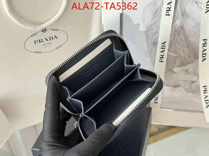 Prada Bags(TOP)-Wallet 2024 luxury replicas ID: TA5362 $: 72USD,