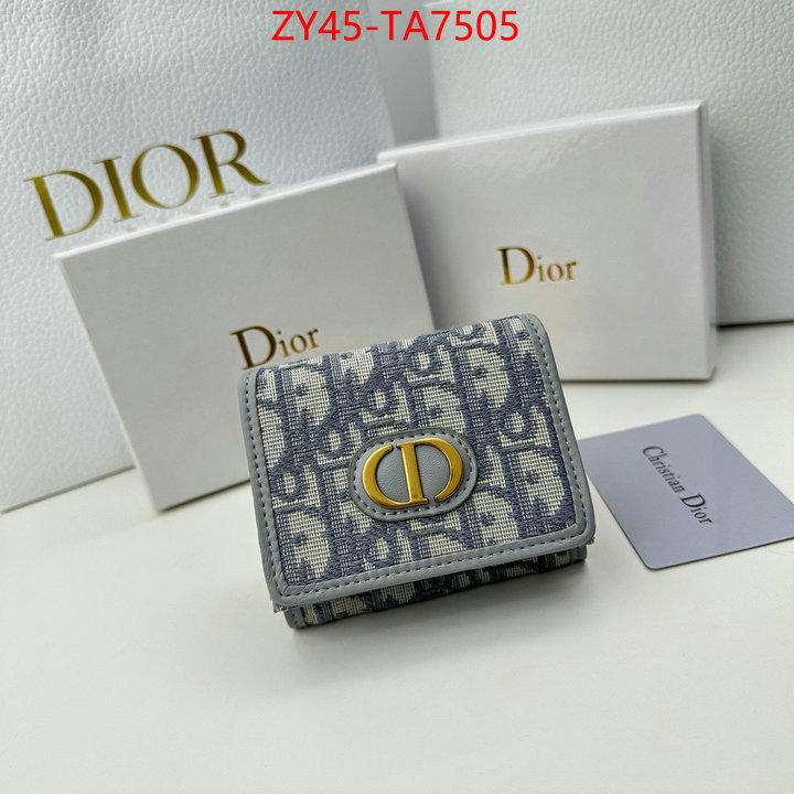 Dior Bags(4A)-Wallet- wholesale ID: TA7505 $: 45USD,