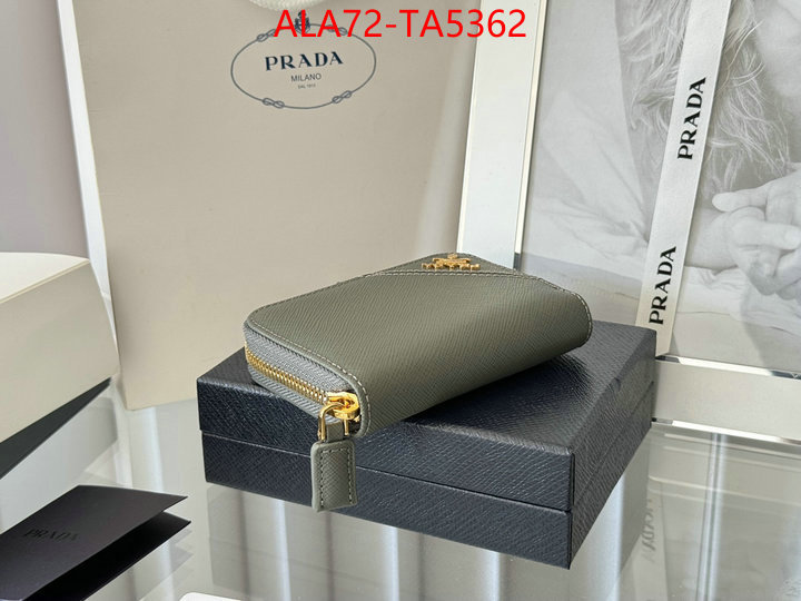 Prada Bags(TOP)-Wallet 2024 luxury replicas ID: TA5362 $: 72USD,