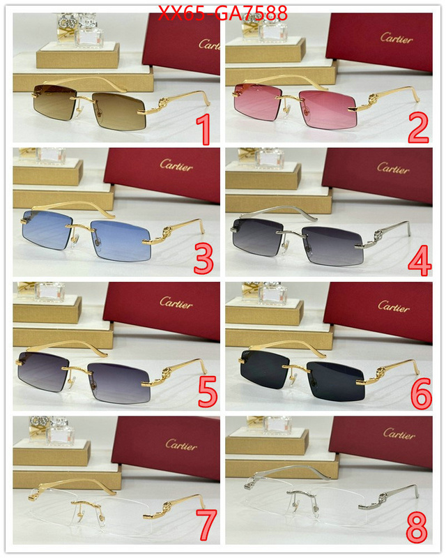 Glasses-Cartier what are the best replica ID: GA7588 $: 65USD