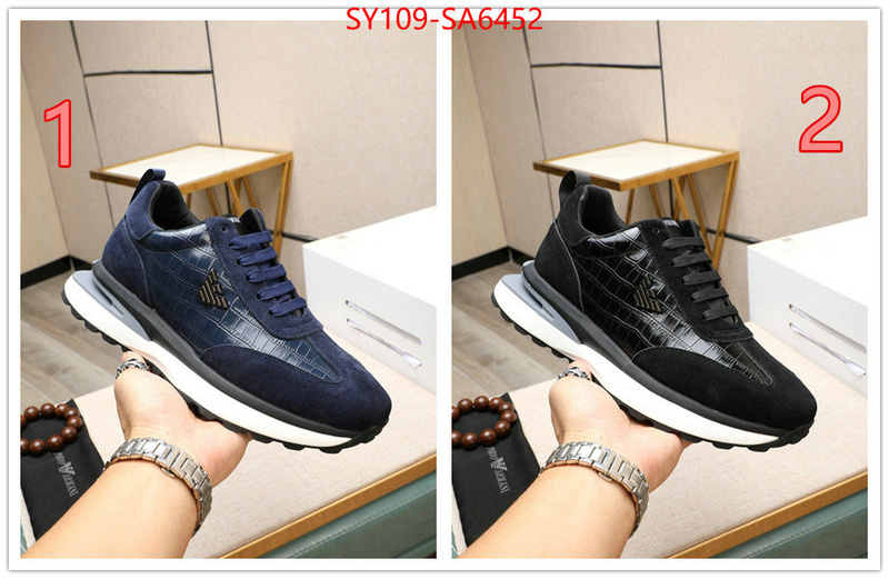 Men shoes-Armani fake ID: SA6452 $: 109USD