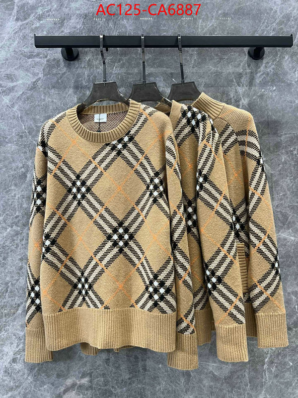 Clothing-Burberry knockoff highest quality ID: CA6887 $: 125USD