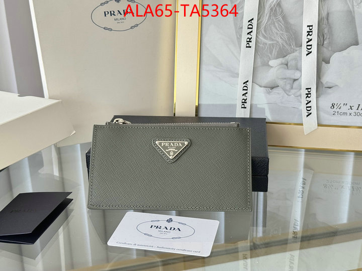 Prada Bags(TOP)-Wallet designer fake ID: TA5364 $: 65USD,