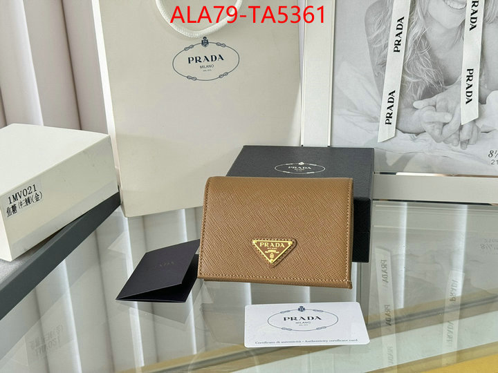 Prada Bags(TOP)-Wallet is it illegal to buy dupe ID: TA5361 $: 79USD,