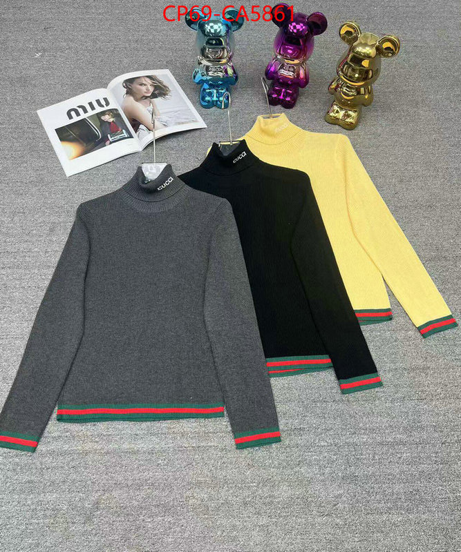 Clothing-Gucci what is a 1:1 replica ID: CA5861 $: 69USD