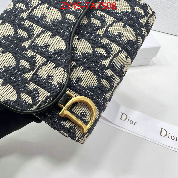 Dior Bags(4A)-Wallet- fashion ID: TA7508 $: 45USD,