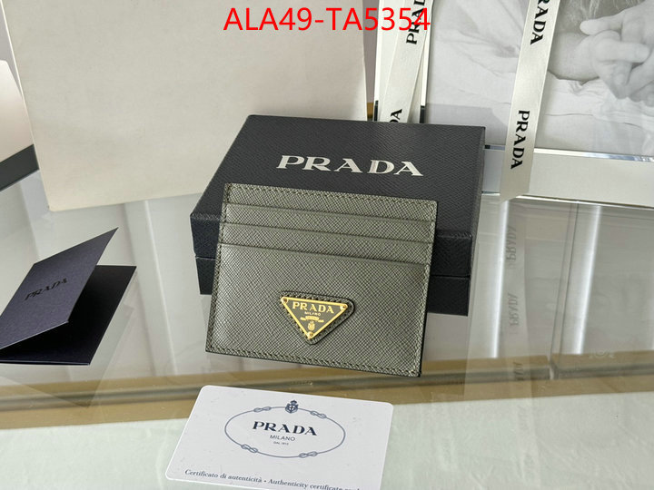 Prada Bags(TOP)-Wallet where to buy the best replica ID: TA5354 $: 49USD,