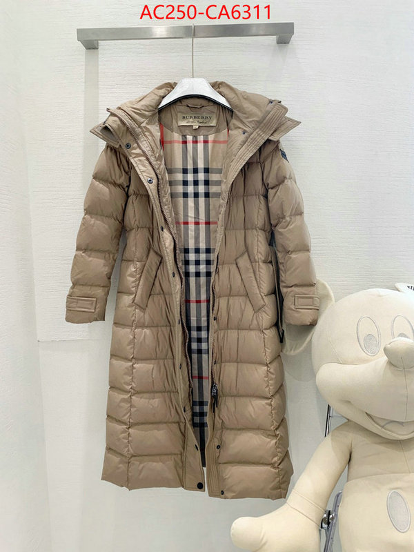 Down jacket Women-Burberry outlet 1:1 replica ID: CA6311 $: 250USD