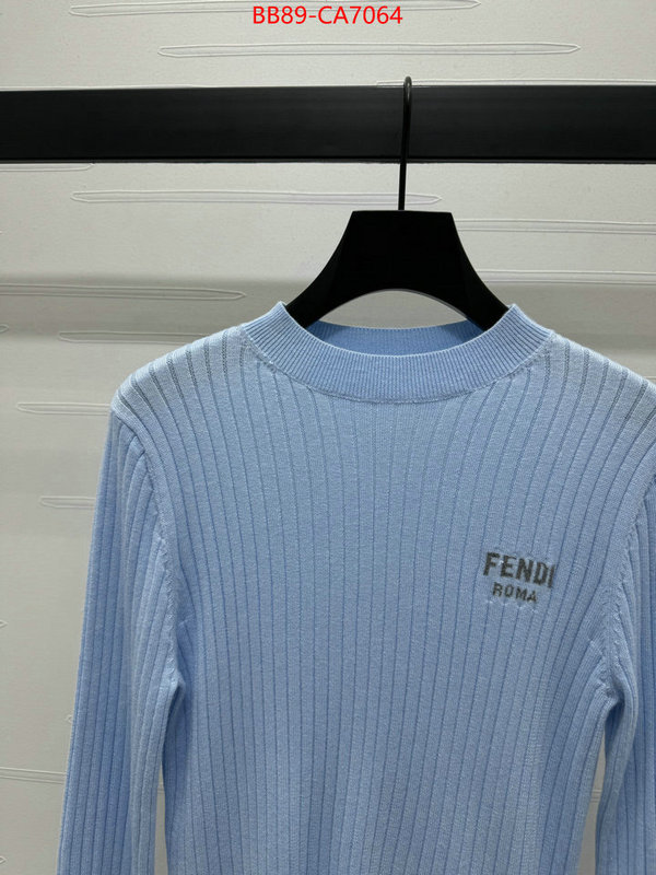 Clothing-Fendi wholesale replica shop ID: CA7064 $: 89USD