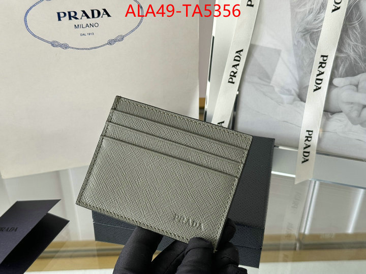 Prada Bags(TOP)-Wallet where quality designer replica ID: TA5356 $: 49USD,