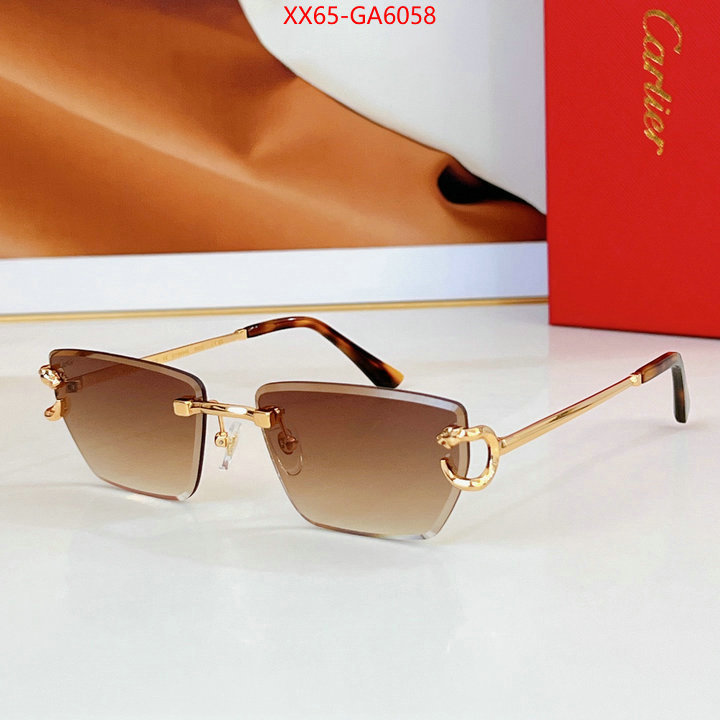 Glasses-Cartier replica aaaaa designer ID: GA6058 $: 65USD