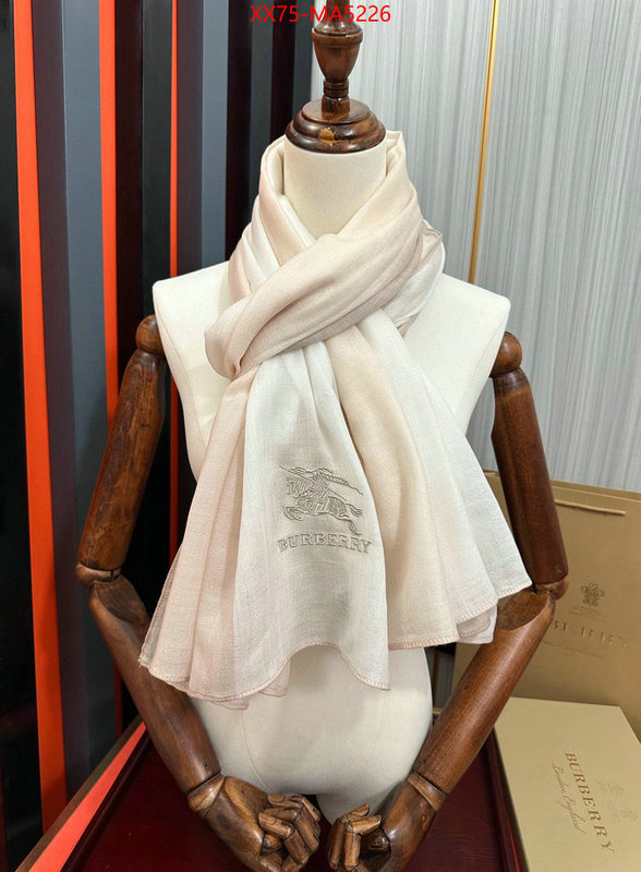 Scarf-Burberry wholesale designer shop ID: MA5226 $: 75USD