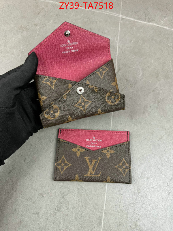 LV Bags(4A)-Wallet mirror copy luxury ID: TA7518 $: 39USD,