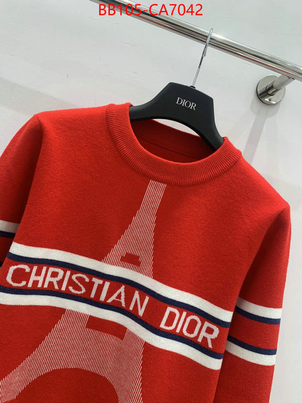 Clothing-Dior what is a counter quality ID: CA7042 $: 105USD