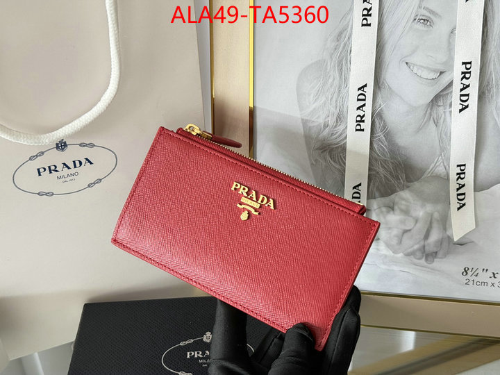 Prada Bags(TOP)-Wallet are you looking for ID: TA5360 $: 49USD,