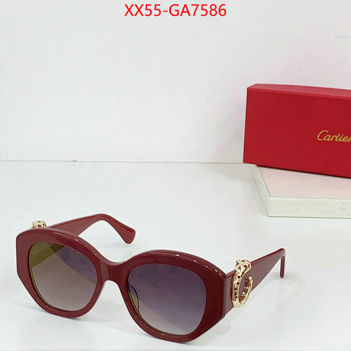 Glasses-Cartier fake designer ID: GA7586 $: 55USD