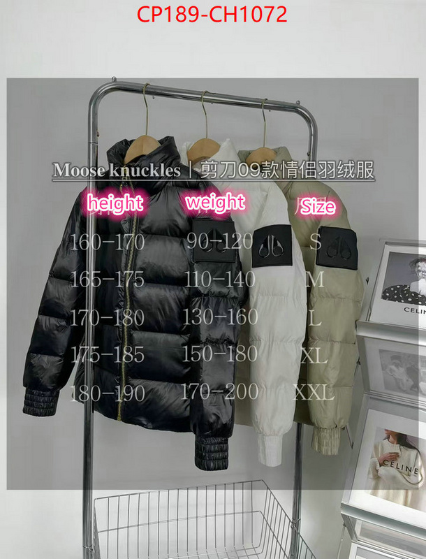 Down jacket Women-Moose Kunckles designer ID: CH1072 $: 189USD