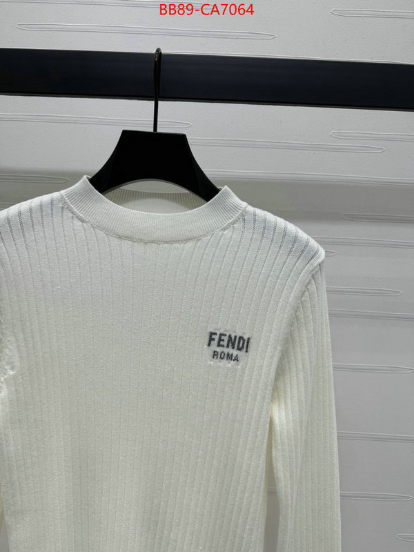 Clothing-Fendi wholesale replica shop ID: CA7064 $: 89USD