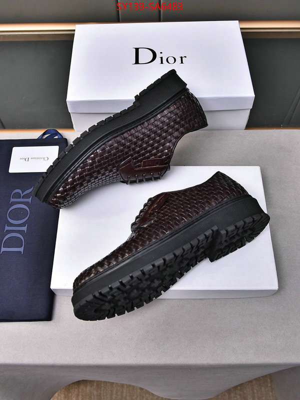 Men shoes-Dior 1:1 replica ID: SA6483 $: 139USD