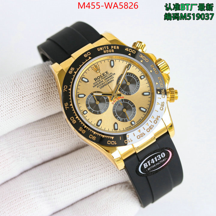 Watch(TOP)-Rolex luxury cheap replica ID: WA5826 $: 455USD