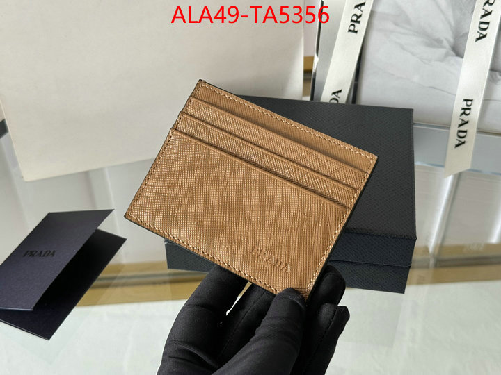 Prada Bags(TOP)-Wallet where quality designer replica ID: TA5356 $: 49USD,