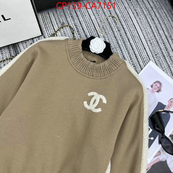 Clothing-Chanel 2024 aaaaa replica customize ID: CA7151 $: 139USD