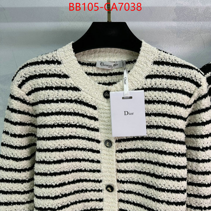 Clothing-Dior shop the best high authentic quality replica ID: CA7038 $: 105USD