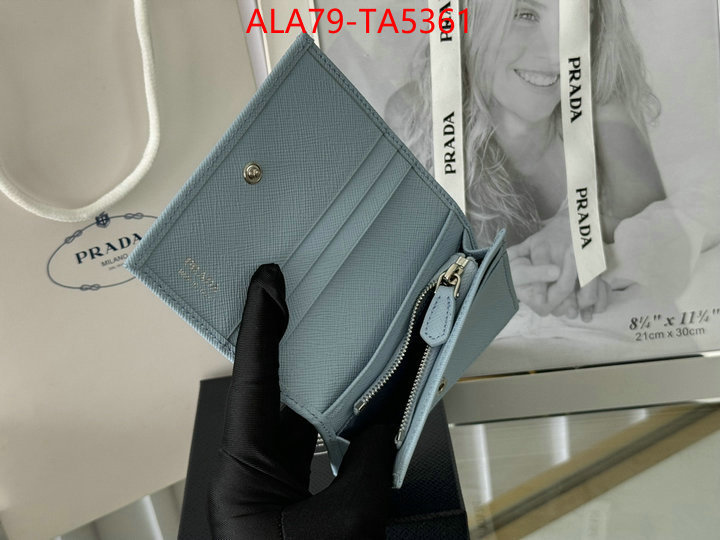 Prada Bags(TOP)-Wallet is it illegal to buy dupe ID: TA5361 $: 79USD,