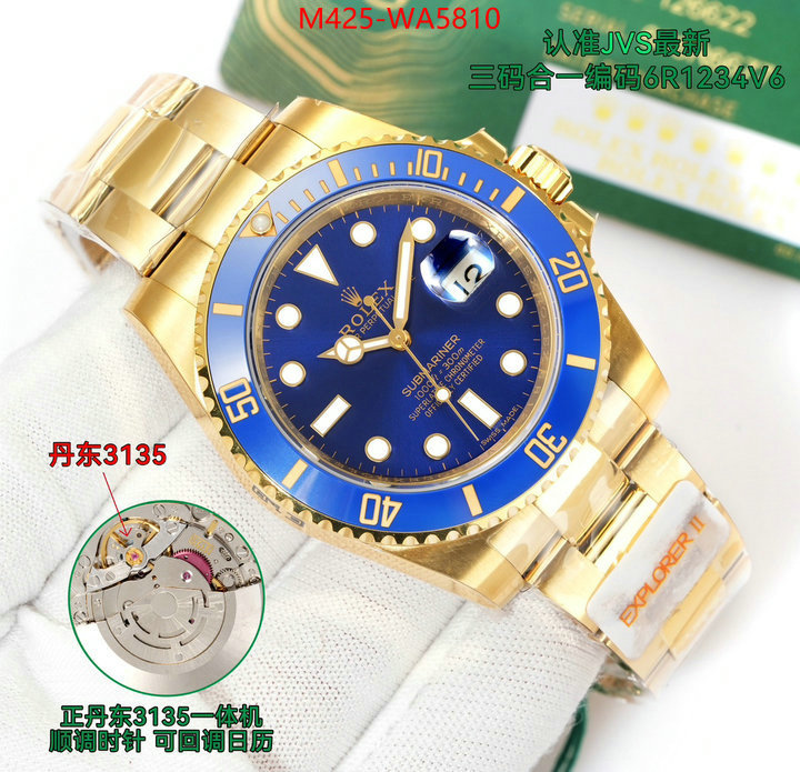 Watch(TOP)-Rolex designer 7 star replica ID: WA5810 $: 425USD