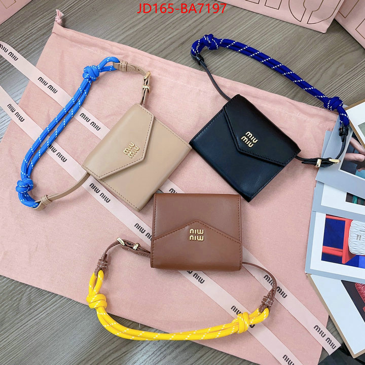 Miu Miu Bags(TOP)-Crossbody- where can i buy the best quality ID: BA7197 $: 165USD,