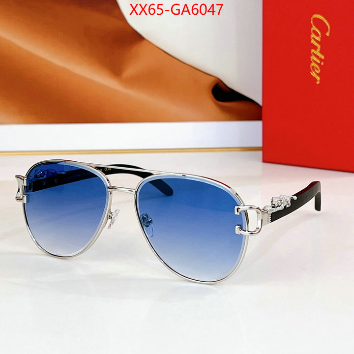 Glasses-Cartier how quality ID: GA6047 $: 65USD