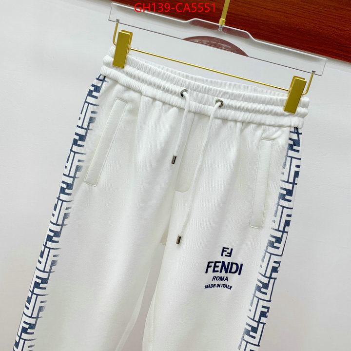 Clothing-Fendi highest quality replica ID: CA5551 $: 139USD