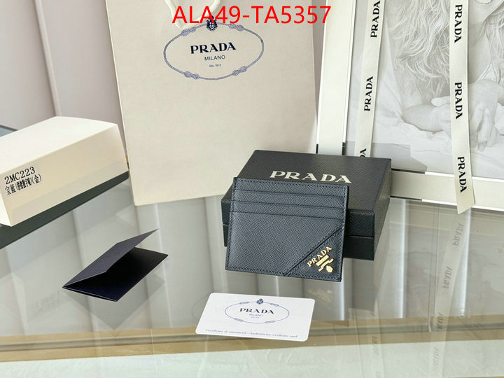 Prada Bags(TOP)-Wallet 7 star collection ID: TA5357 $: 49USD,