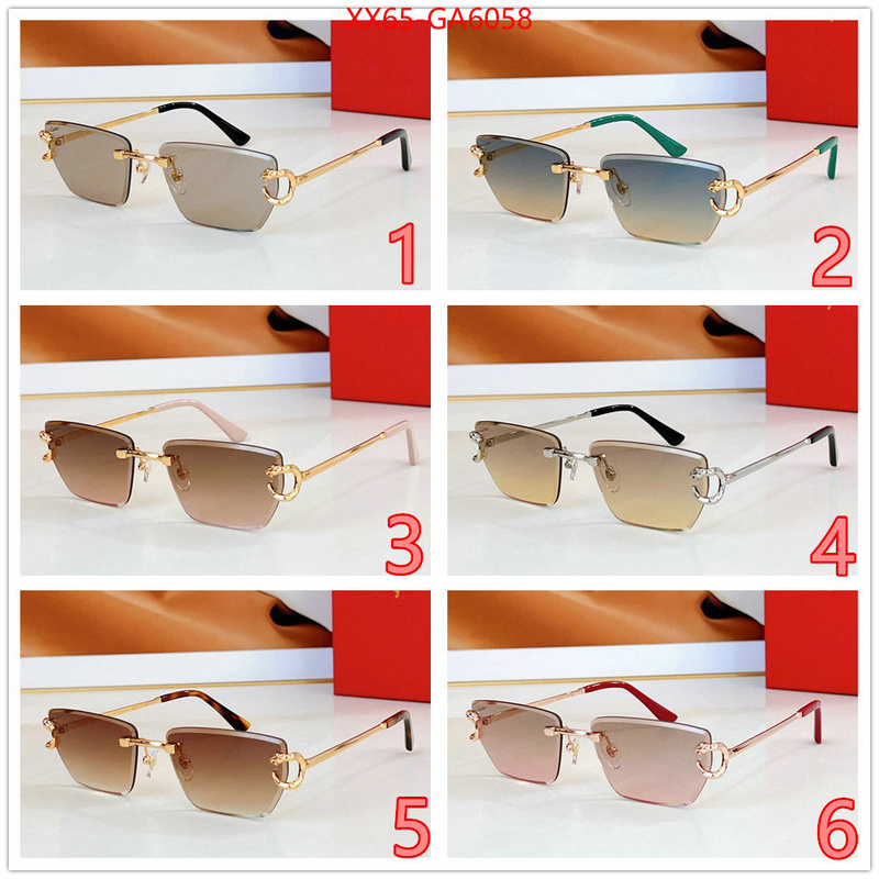 Glasses-Cartier replica aaaaa designer ID: GA6058 $: 65USD