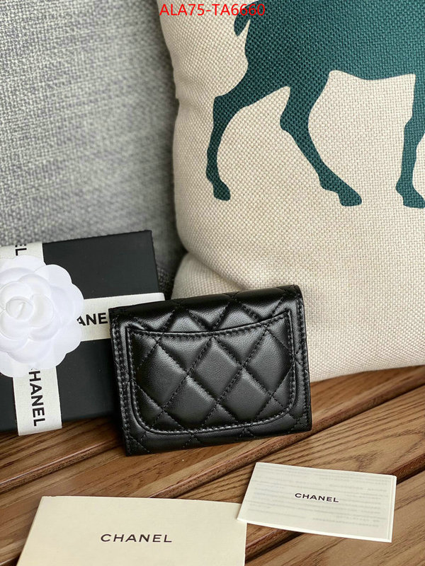 Chanel Bags(TOP)-Wallet- buy ID: TA6660 $: 75USD,