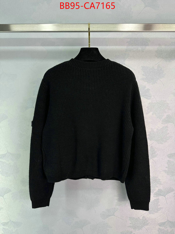 Clothing-Prada designer high replica ID: CA7165 $: 95USD