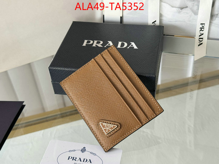 Prada Bags(TOP)-Wallet how to buy replcia ID: TA5352 $:49USD,