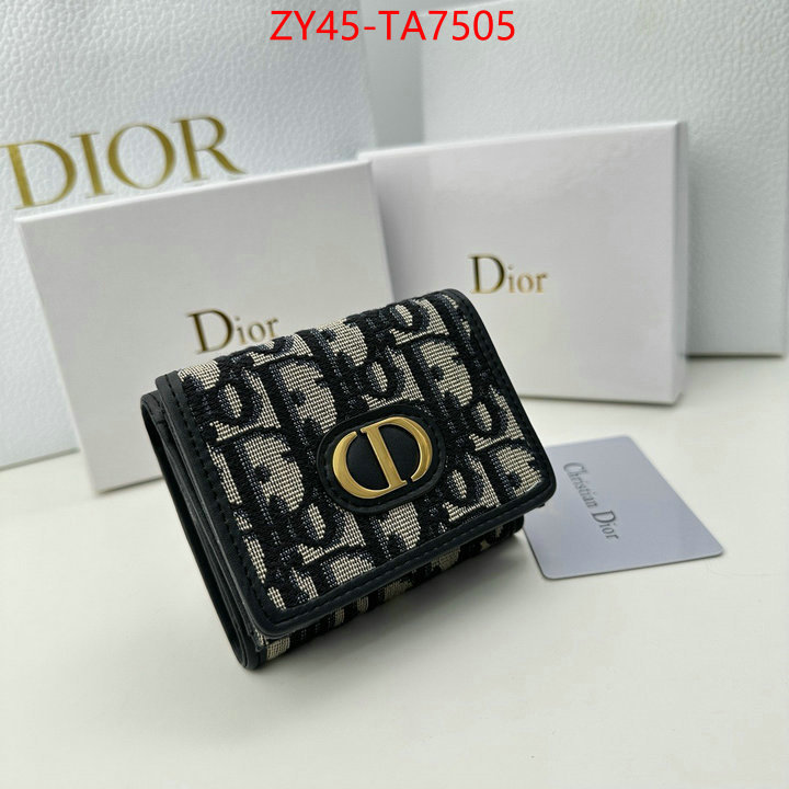 Dior Bags(4A)-Wallet- wholesale ID: TA7505 $: 45USD,