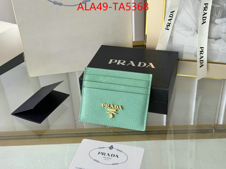 Prada Bags(TOP)-Wallet high quality replica ID: TA5368 $: 49USD,